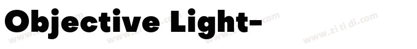 Objective Light字体转换